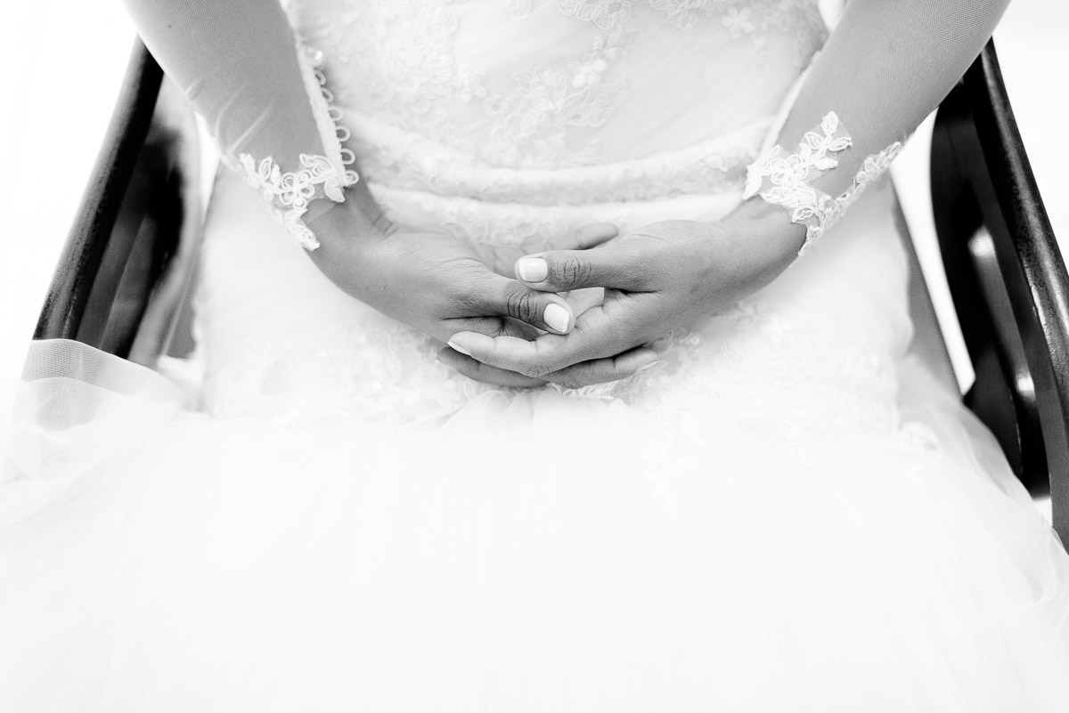 NOIVA ANSIOSA ANTES DA CERIMONIA