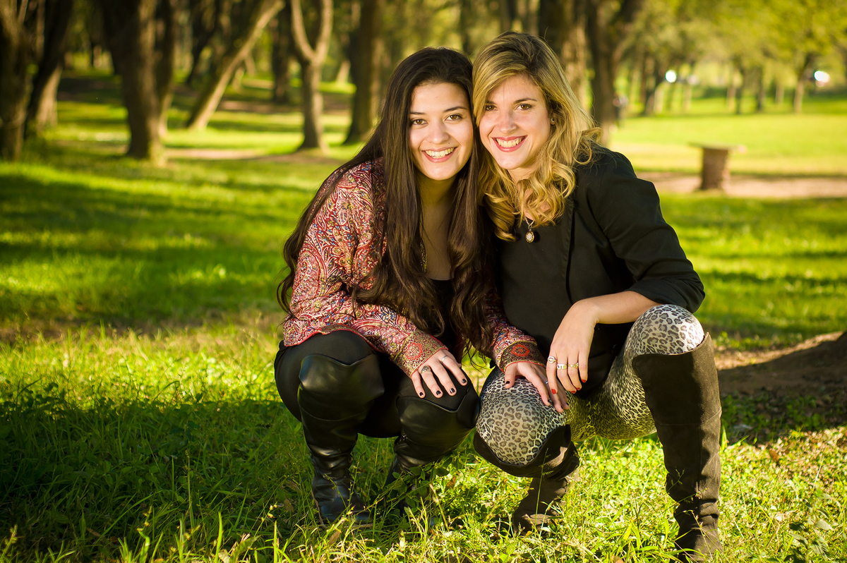Sonrisas, como verán no costaba mucho que aparecieran adornando la foto. Dandole ese 