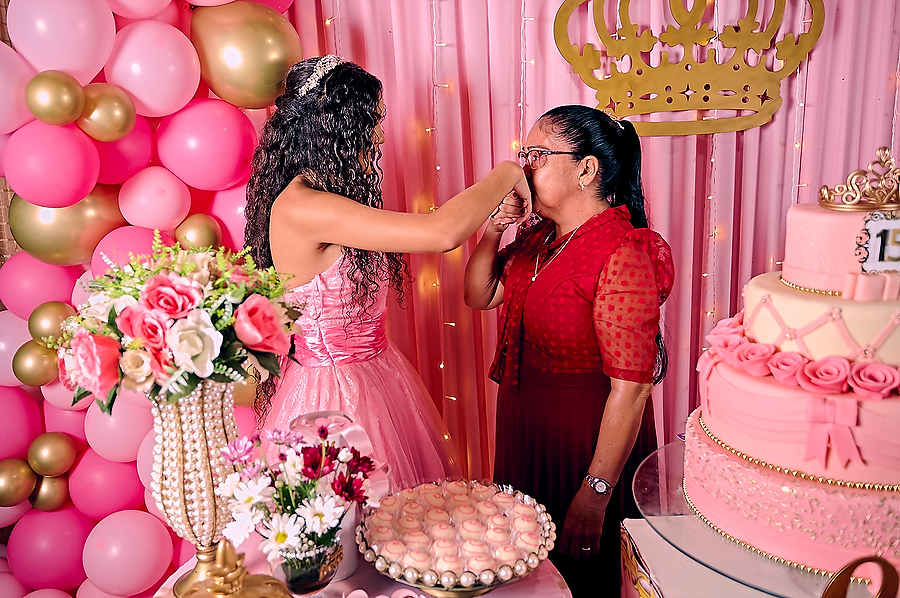 A BENçA DA VÒ FESTA DE 15 ANOS LAYLA FARIAS