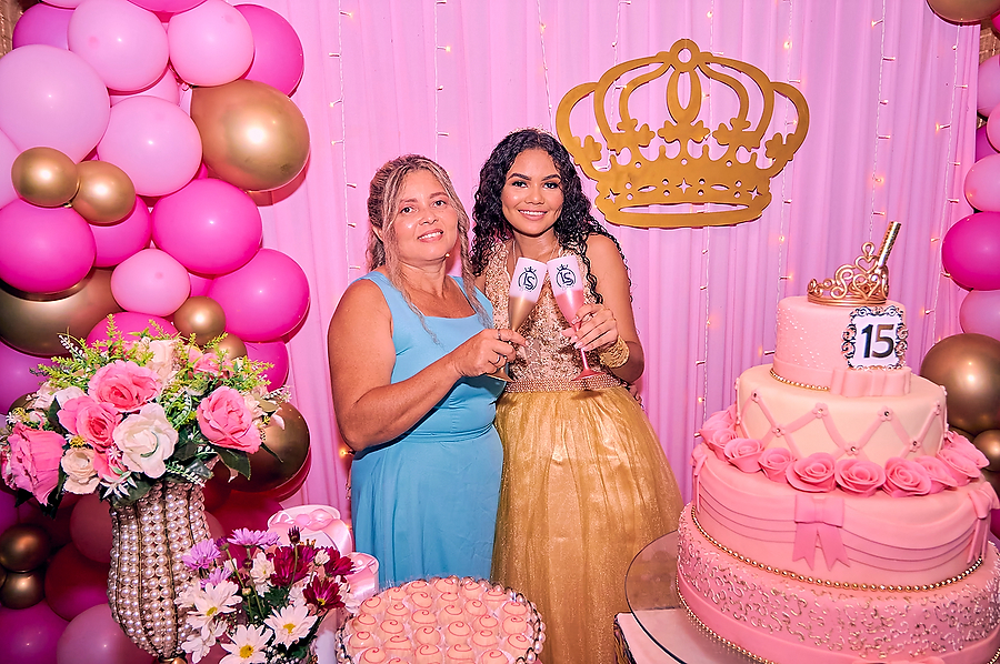 MAE E FILHA FESTA DE 15 ANOS FARIAS