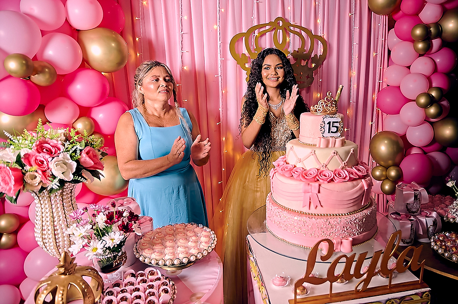 parabens layla festa de 15 anos farias