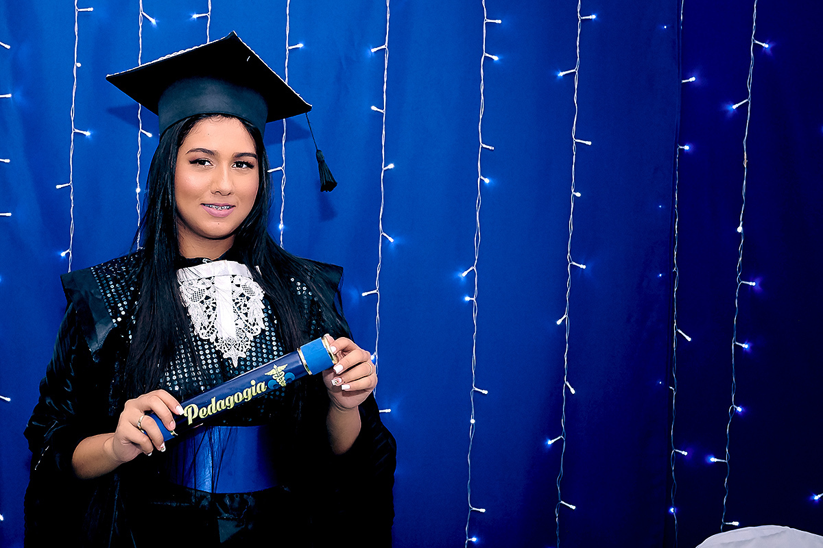 formanda posando pra foto