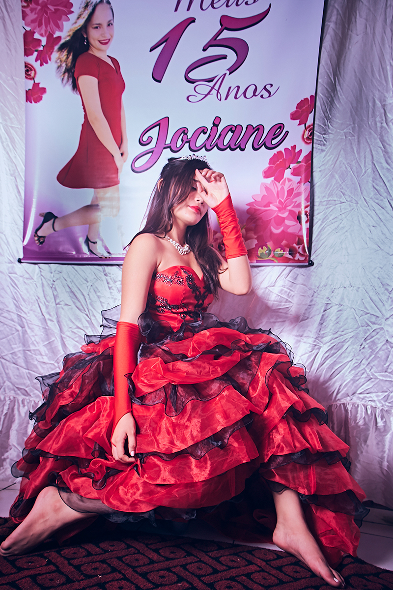 debtante arrasando na fotografias