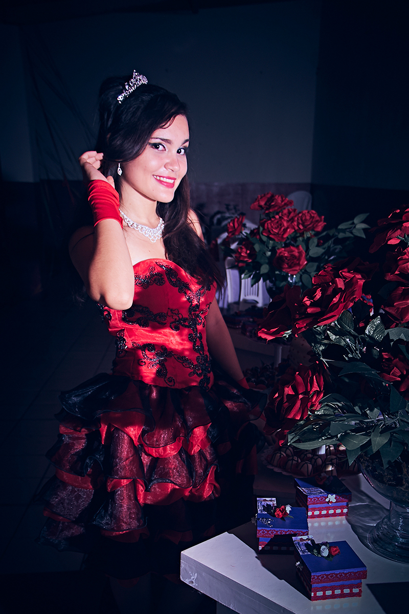 flores combinando com debutante