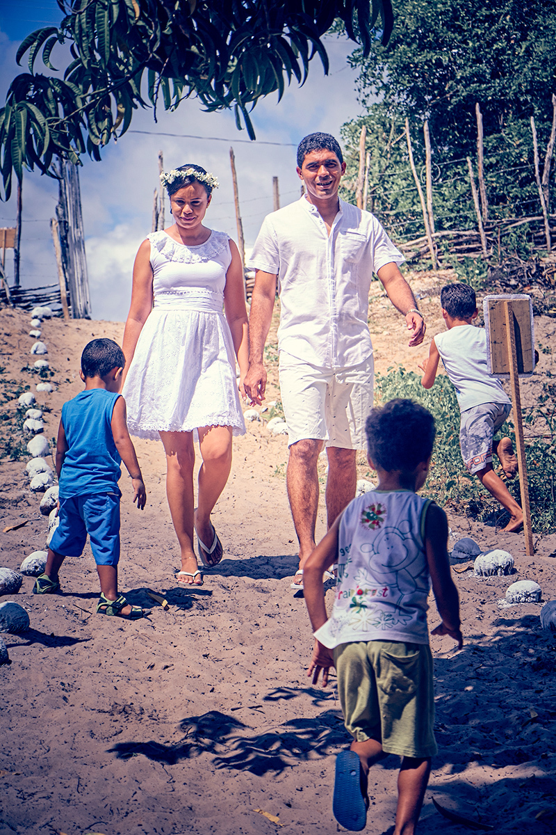 festa no interior de casamento