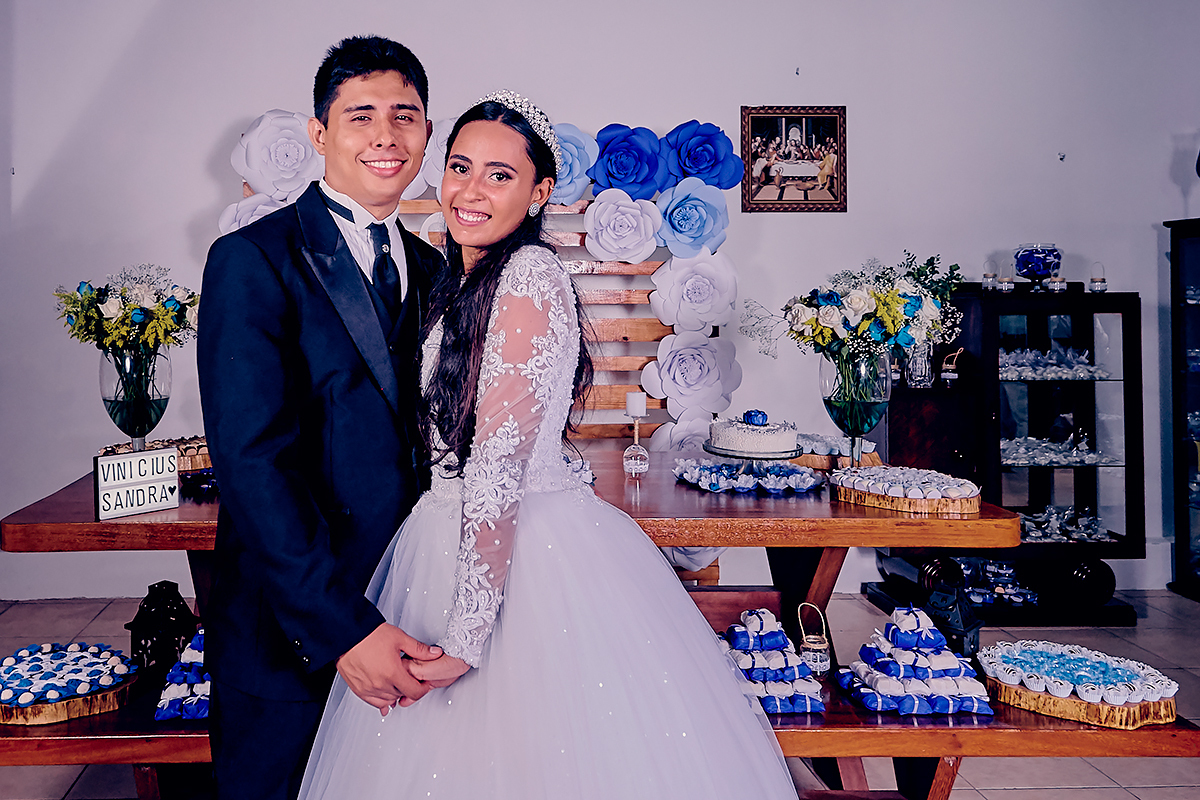 fotos do casal noivo mesa do bolo-jp