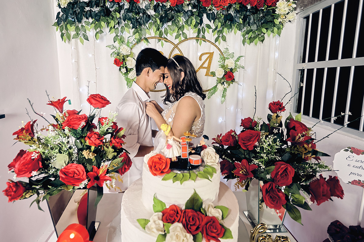 fotos do casal na recepção 