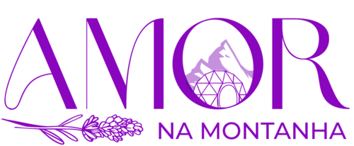 Logotipo de Amor na Montanha Hospedagem e Lavandário