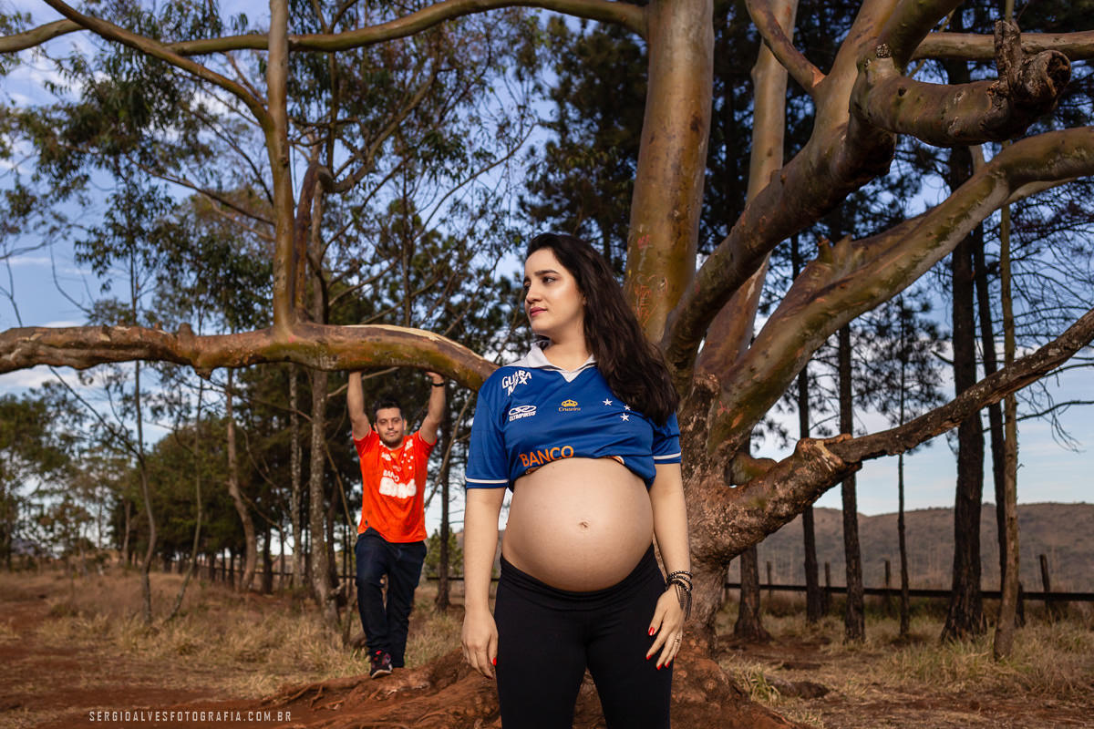 foto gestante cruzeiro ensaio externo
