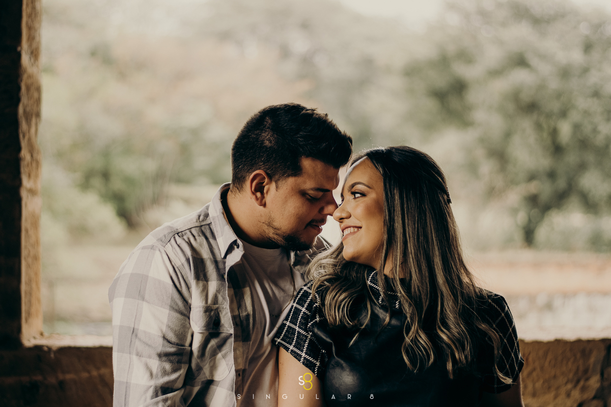 Fotografia diferente para ensaio pré casamento sorocaba fazenda ipanema