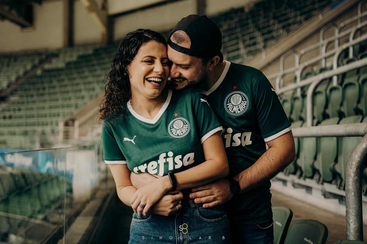 ensaio pré casamento palmeiras allianz parque