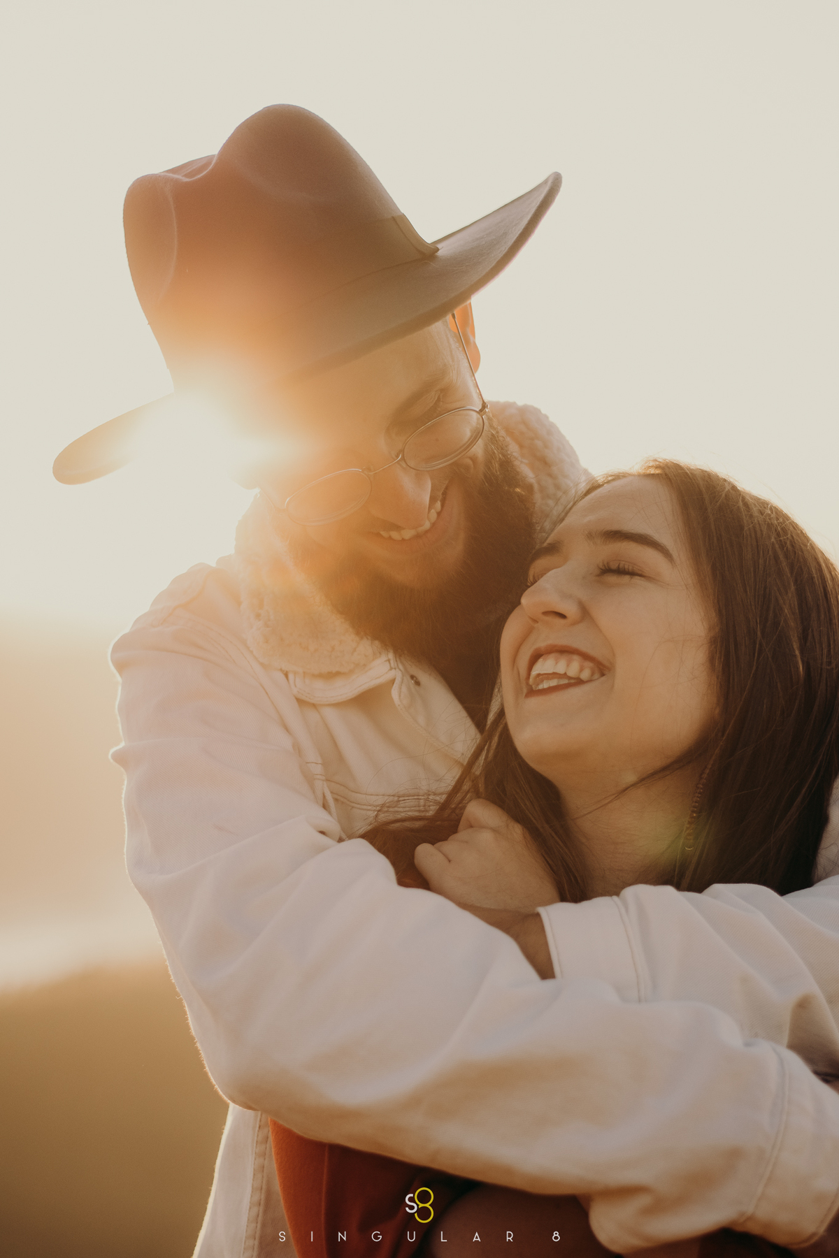Fotografia de ensaio pré wedding no amanhecer em Mairiporã