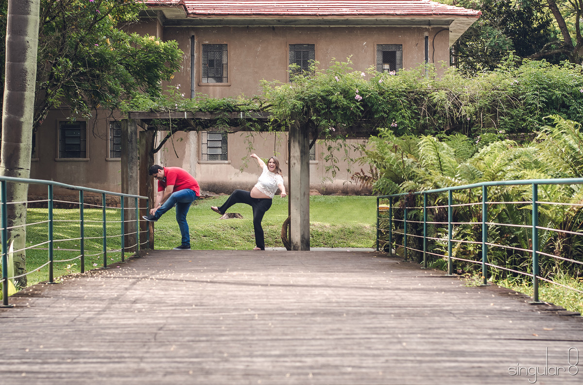 Ensaio gestante no Jardim Botânico