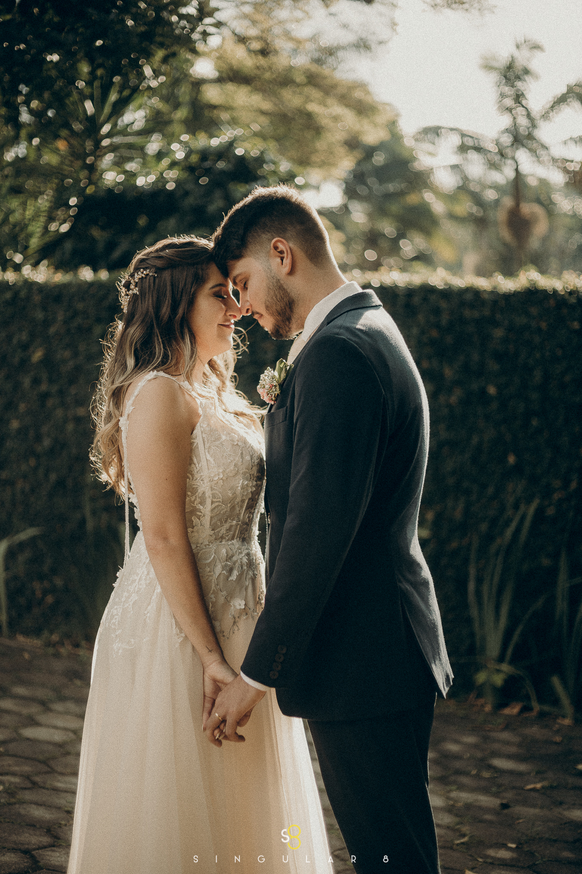 fotografia de casamento de dia em Mairiporã no buffet Callegari