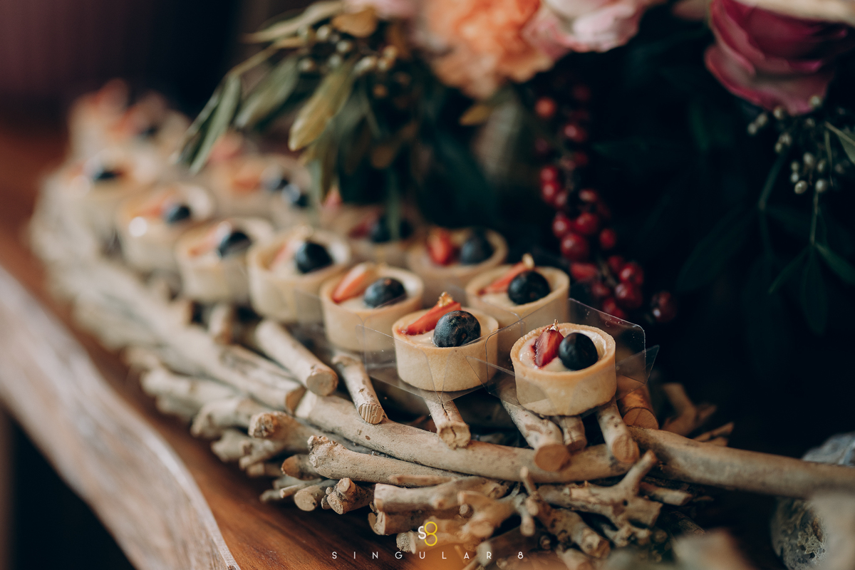 fotografia de doce fino em casamento de dia no rancho santa maria mairiporã
