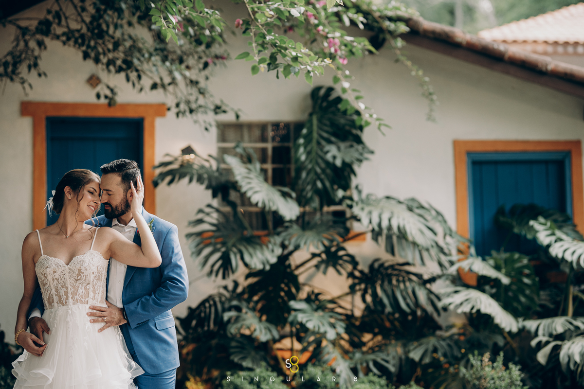 fotografia de casamento no pôr do sol na casinha do rancho santa maria 