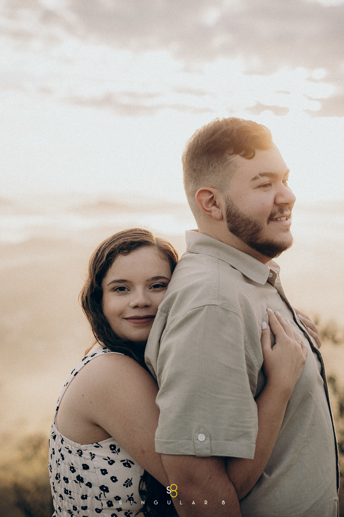 fotografia de ensaio pré wedding na montanha perto de são paulo morro do capuava 