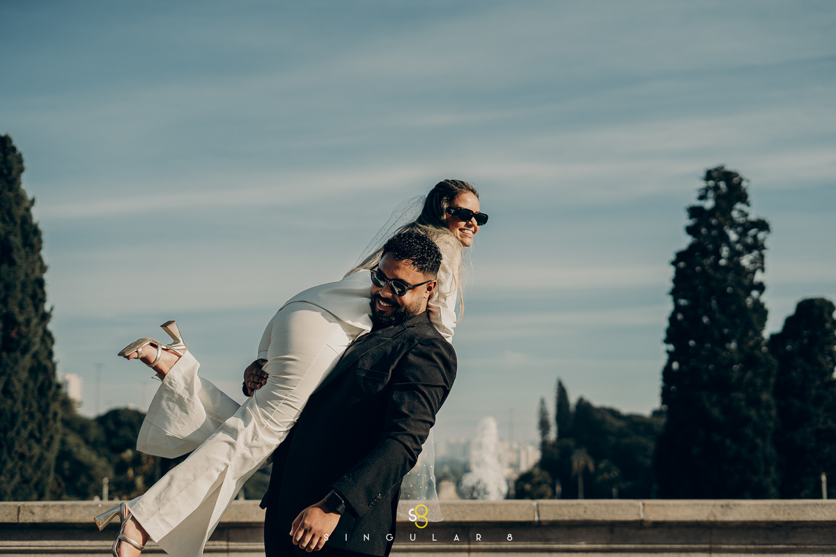 Ensaio pré wedding nascer do sol museu do ipiranga parque da independência são paulo