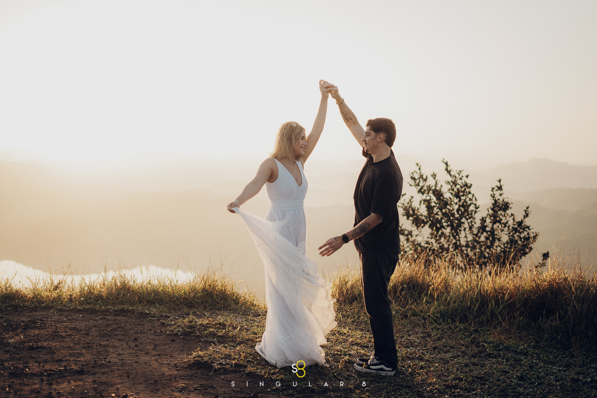 fotos de ensaio pré casamento wedding nascer do sol do morro do capuava