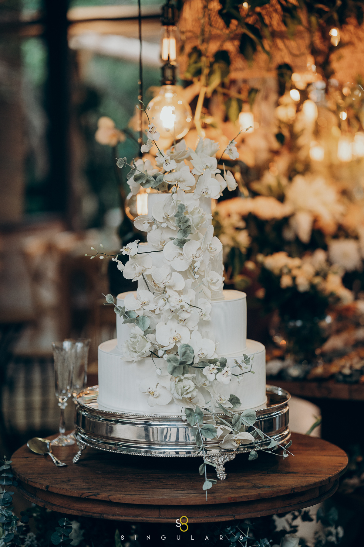 fotografia de bolo de casamento diferente temático para casamento de dia rancho santa maria