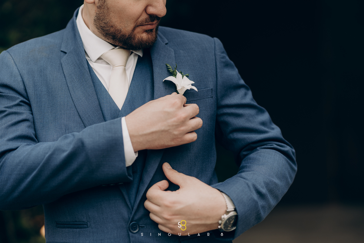 fotógrafo para making of do noivo casamento de dia chez bisutti lake paradise