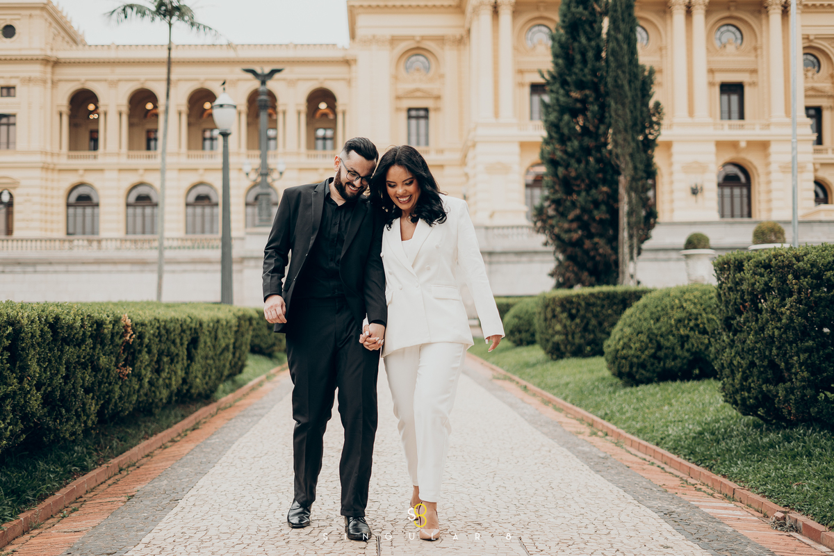 fotos de ensaio pré wedding no museu do ipiranga são paulo