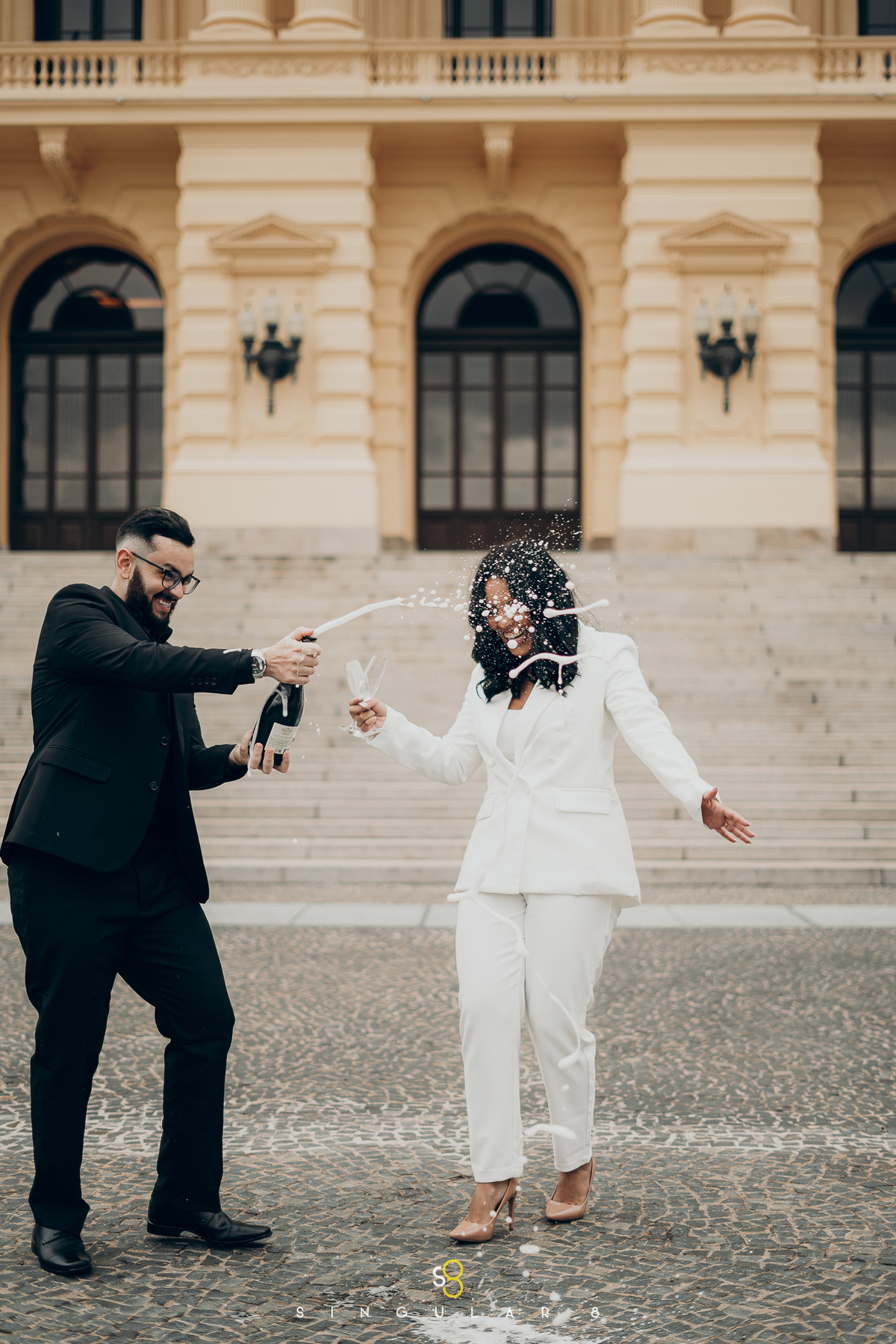 fotografia espontânea para ensaio pré wedding museu do ipiranga são paulo