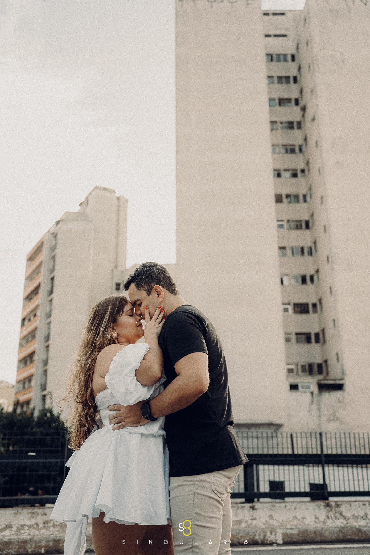 fotografia de ensaio pré wedding estilo urbano são paulo minhocão 