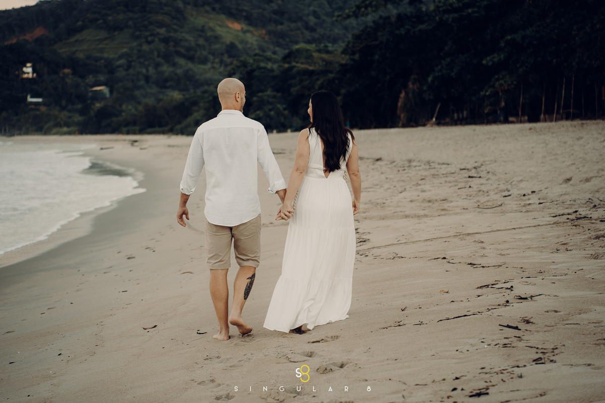 fotos de ensaio pré wedding praia são sebastião barra do sahy