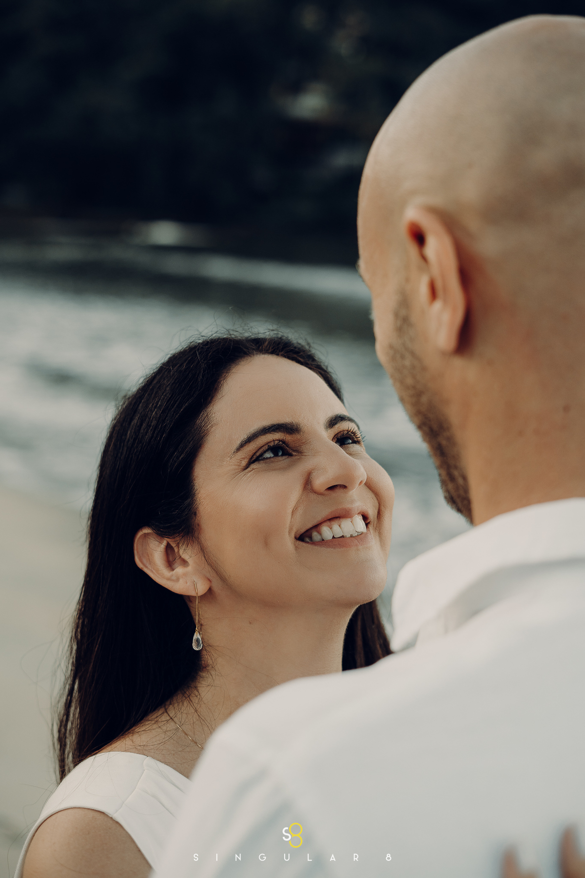 fotos criativas para ensaio pré casamento praia são sebastião barra do sahy