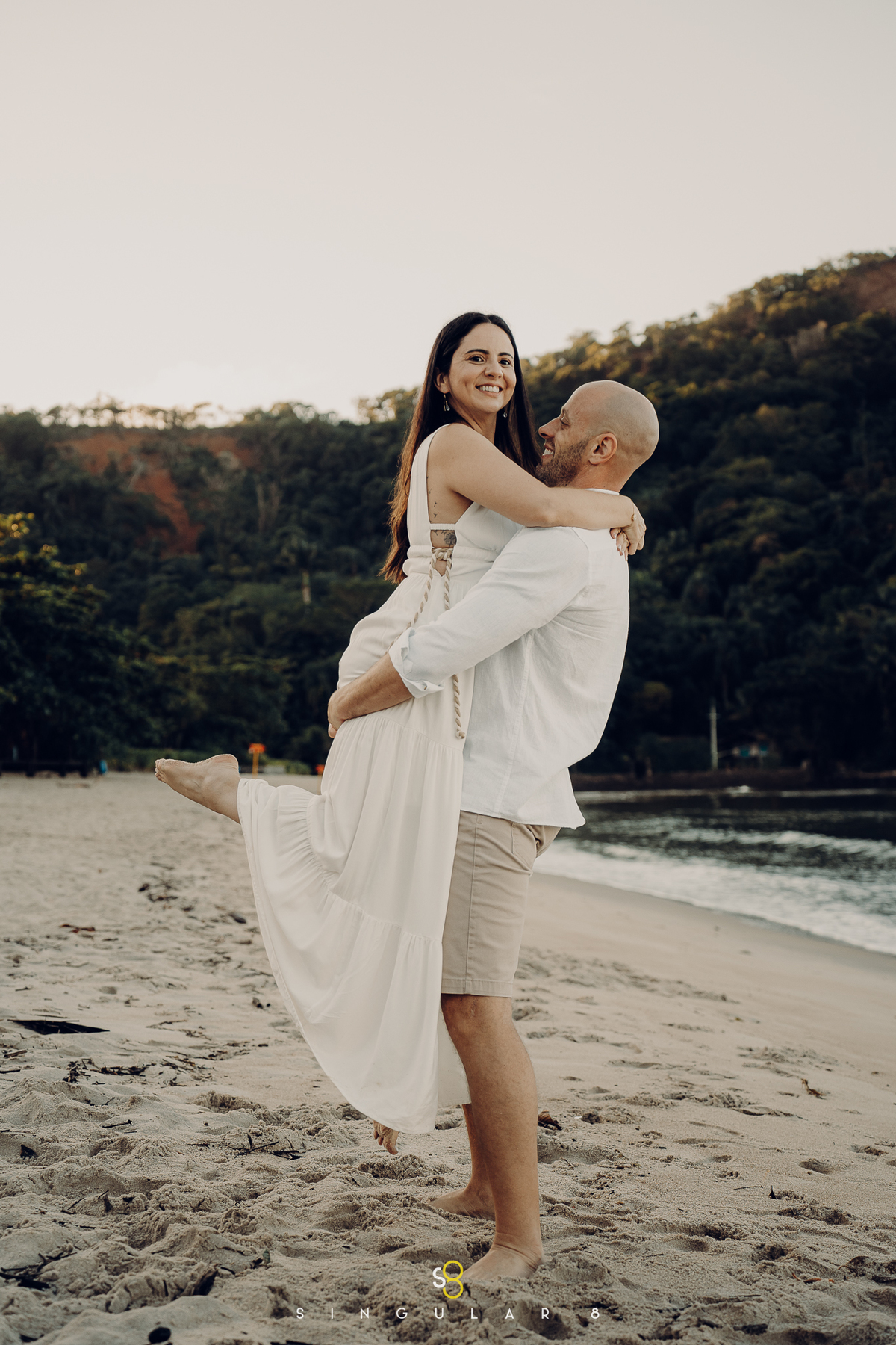 fotógrafo criativo para casamento praia são sebastião barra do sahy