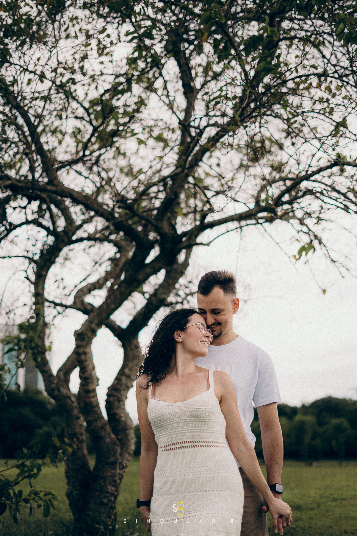 fotografia de ensaio pré casamento chuva parque vila lobos são paulo