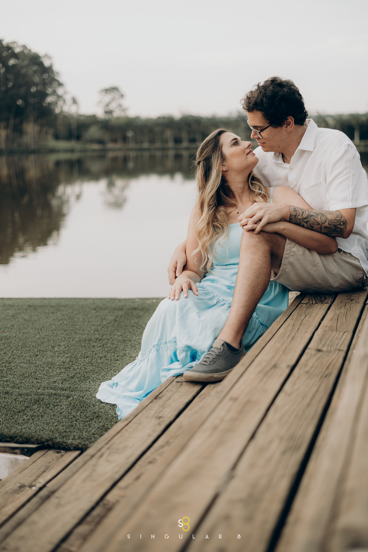 fotos de ensaio pré wedding no lago Itu