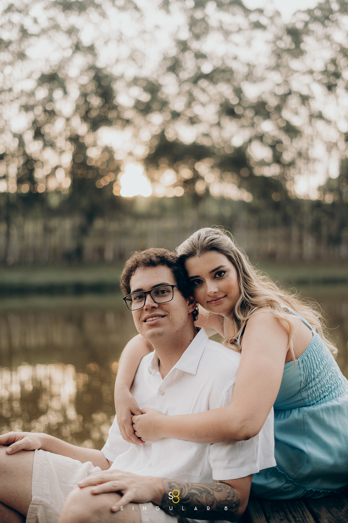 Look para ensaio pré casamento pré wedding na Fazenda em São Paulo itu Lago