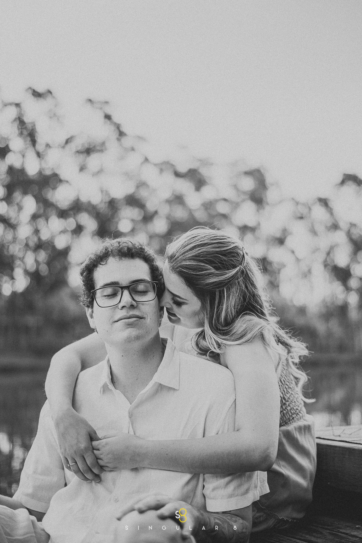 fotografia de ensaio pré casamento no Lago Itu