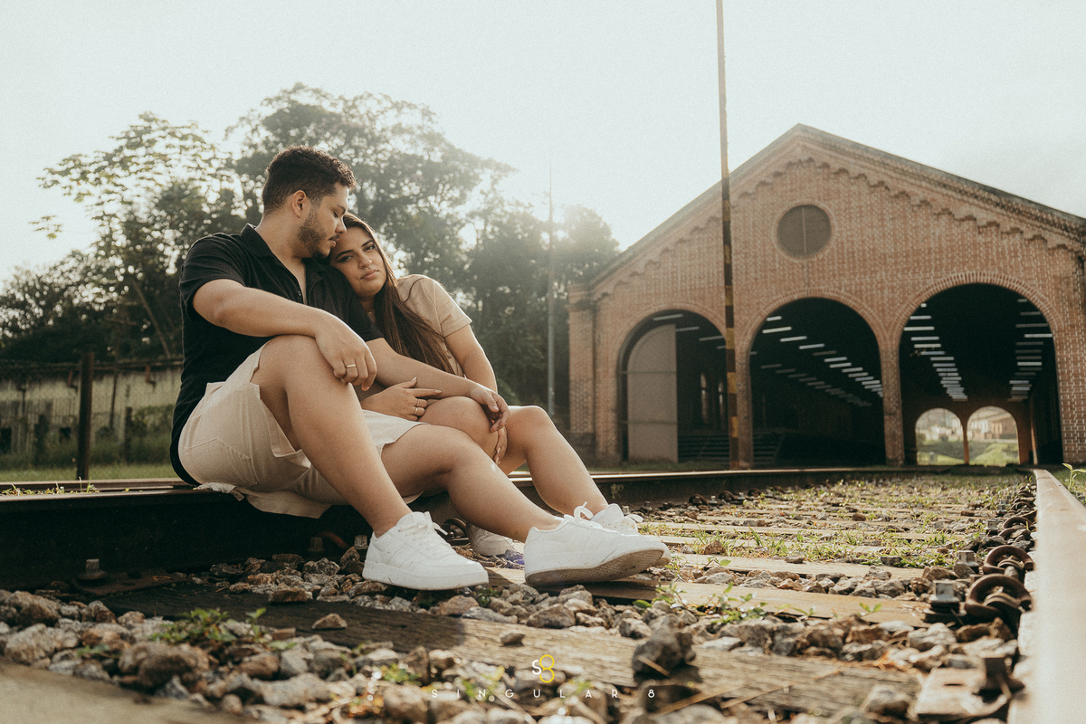 fotos de ensaio pré casamento Paranapiacaba