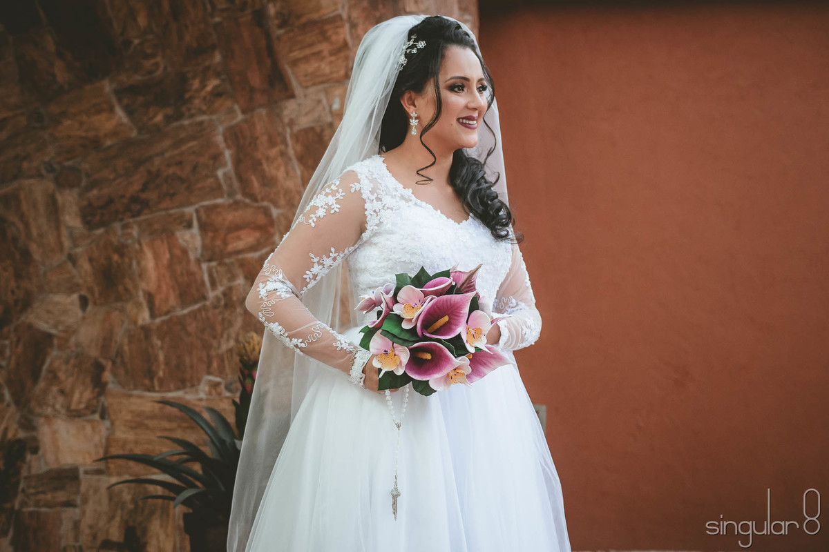 Retrato de Noiva no making of Studio Camila Toledo em Mauá