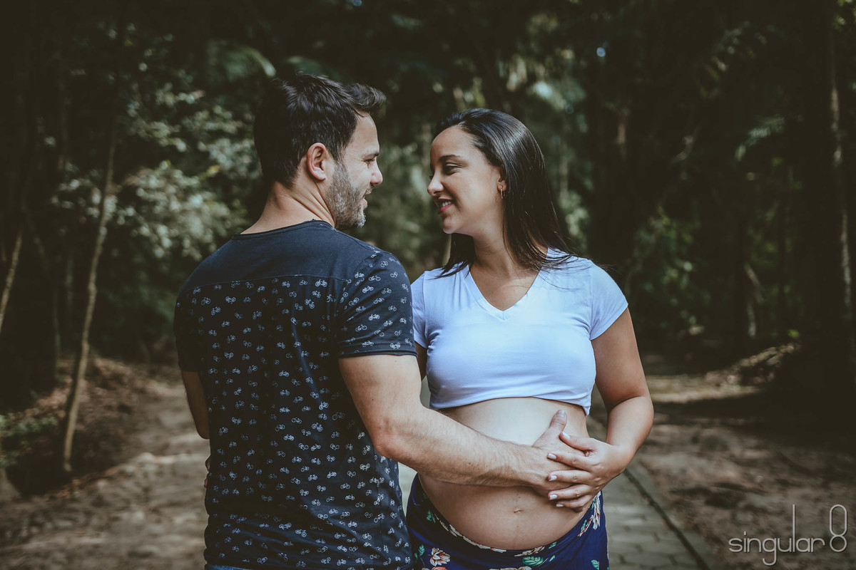 Roupa criativa para fotografia de gestante em Mogi das Cruzes