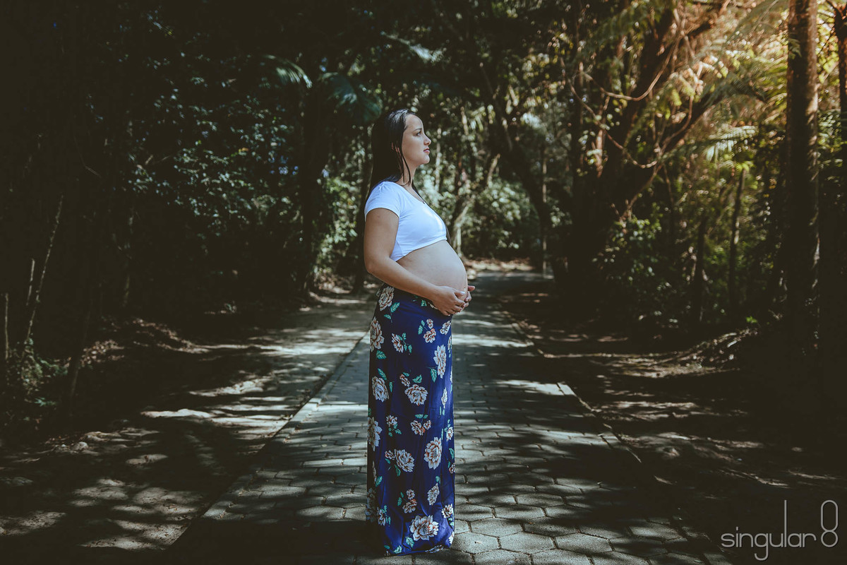 Fotografia de gestante parque centenário