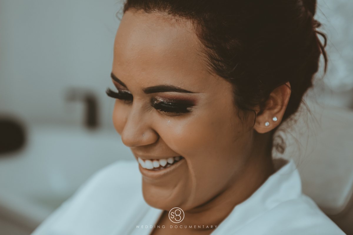 Fotografia de casamento no making of no dia da noiva em Guarulhos