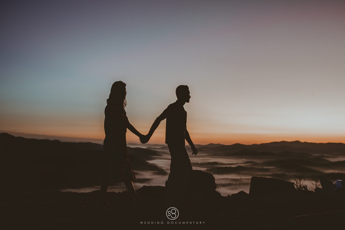 fotografia de ensaio pré casamento no Pico do Olho D'agua