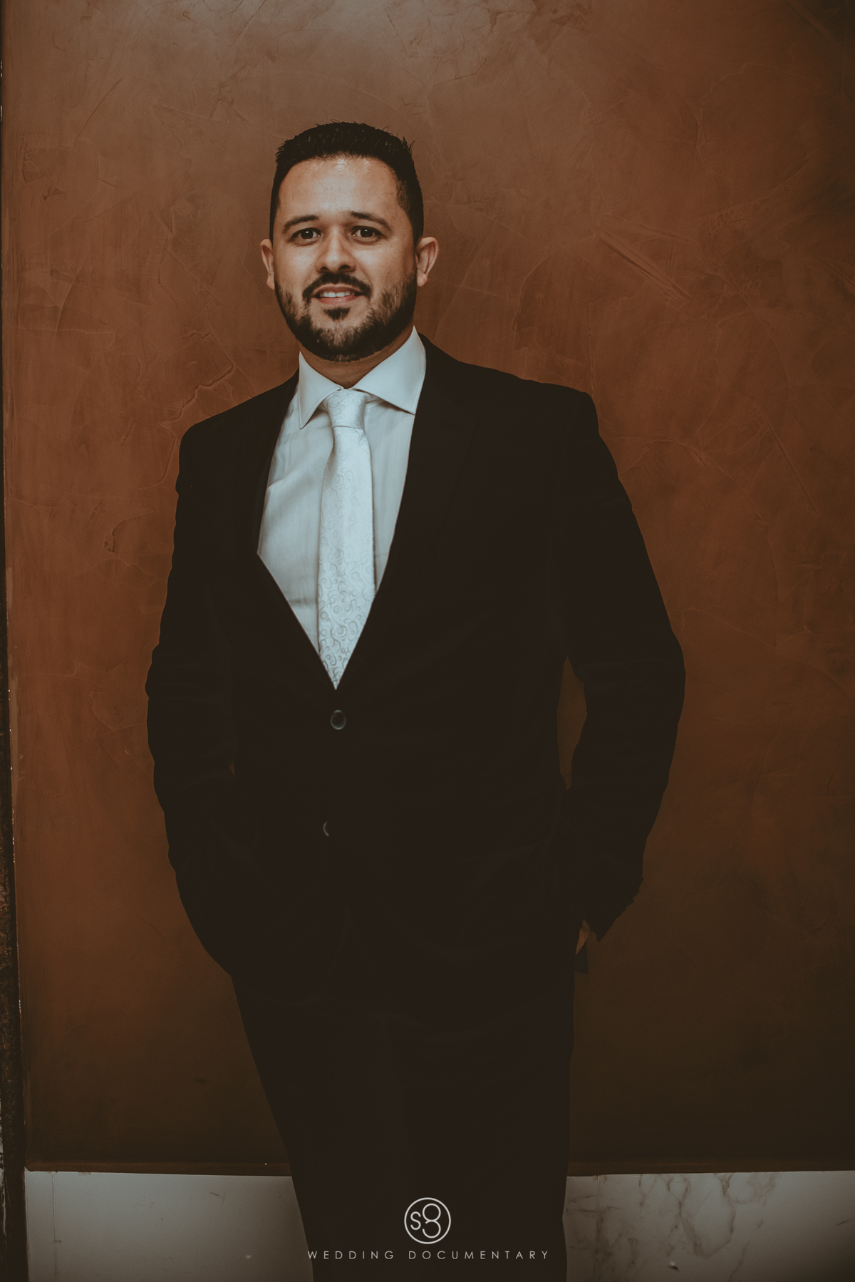 Fotografia do noivo para casamento no Buffet Evento Perfeito Mansão Arabesque