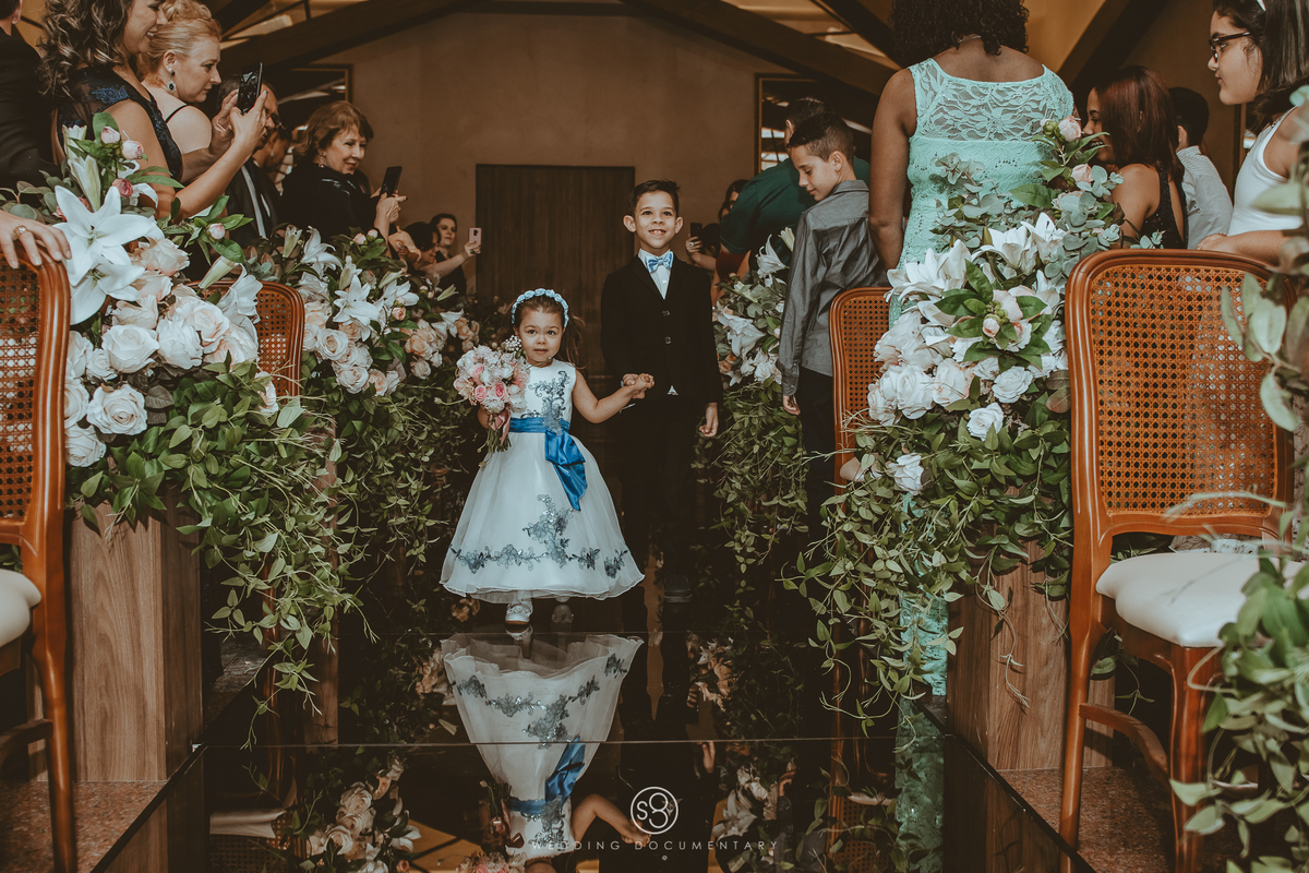 Fotografia de cerimônia de casamento em Alphaville Mansão Arabesque