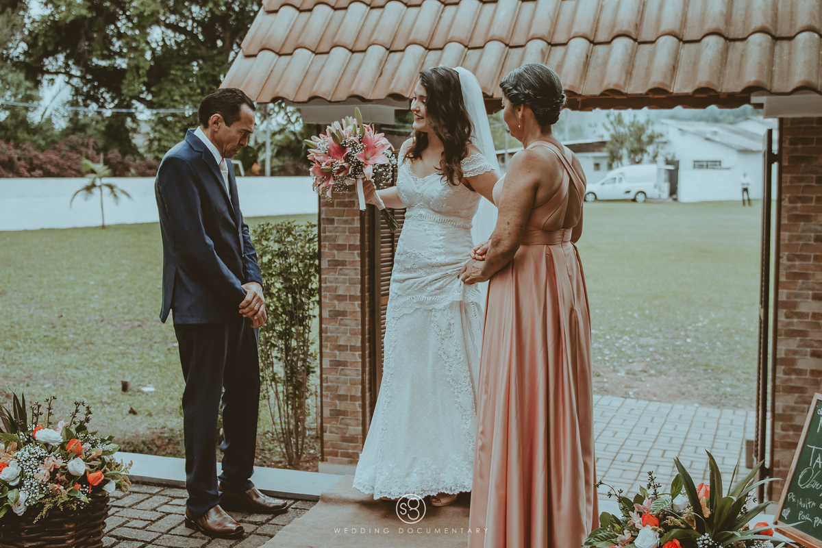 fotografia de casamento de dia no sítio Della Torre em Mairiporã