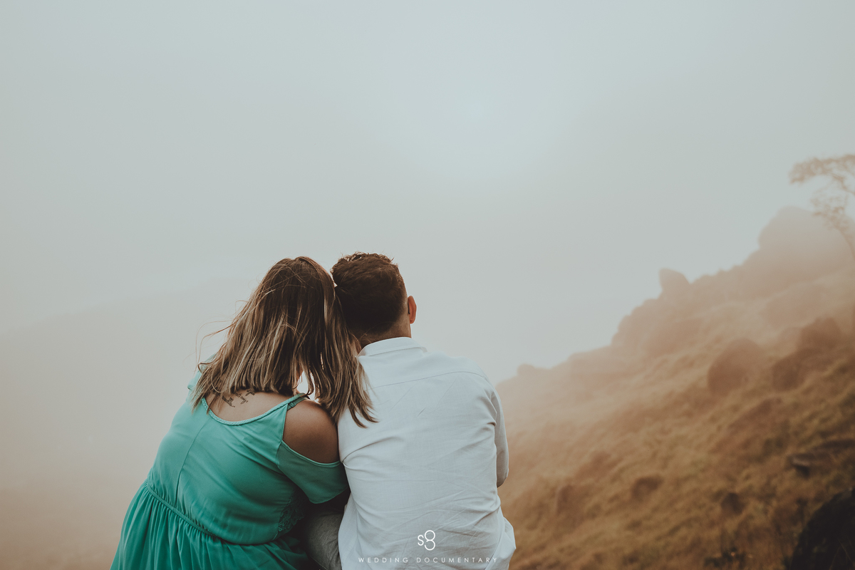 Melhor horário para ensaio pré casamento no pico do olho d'agua em Mairiporã no amanhecer