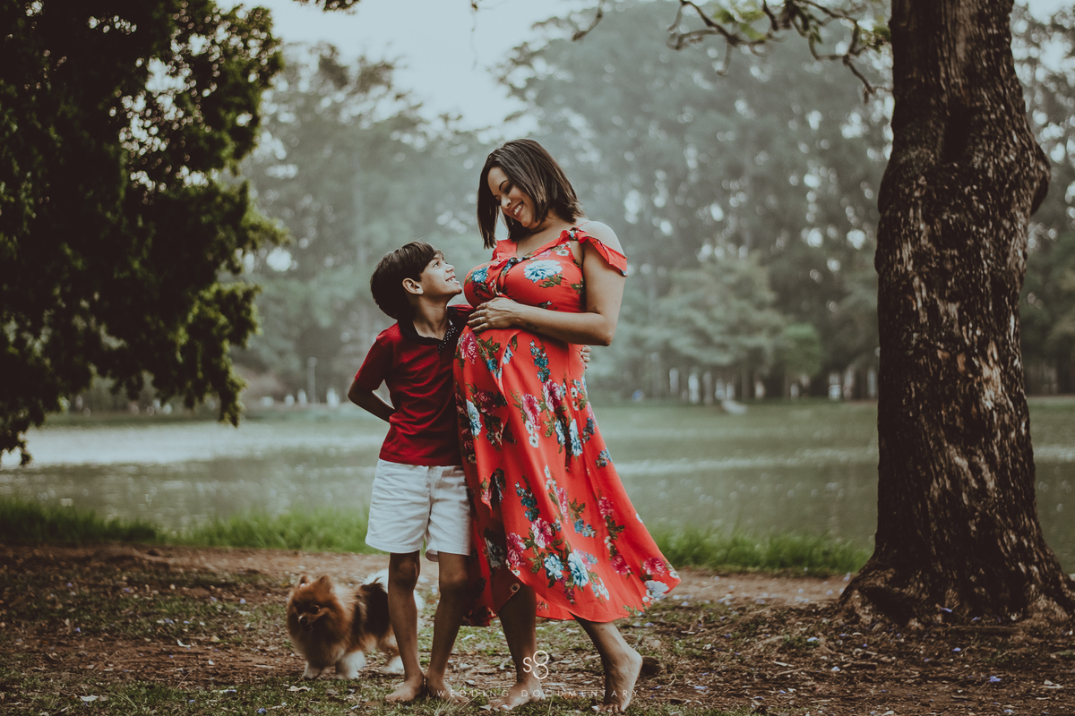 Ensaio de fotos mãe e filho no parque ibirapuera em São Paulo