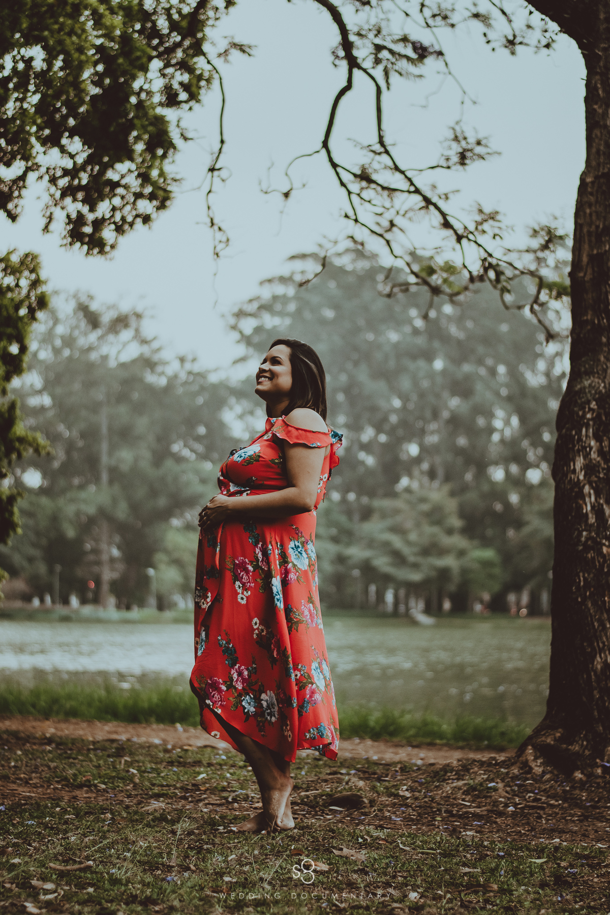 Fotografia de grávida em São Paulo no Parque Ibirapuera
