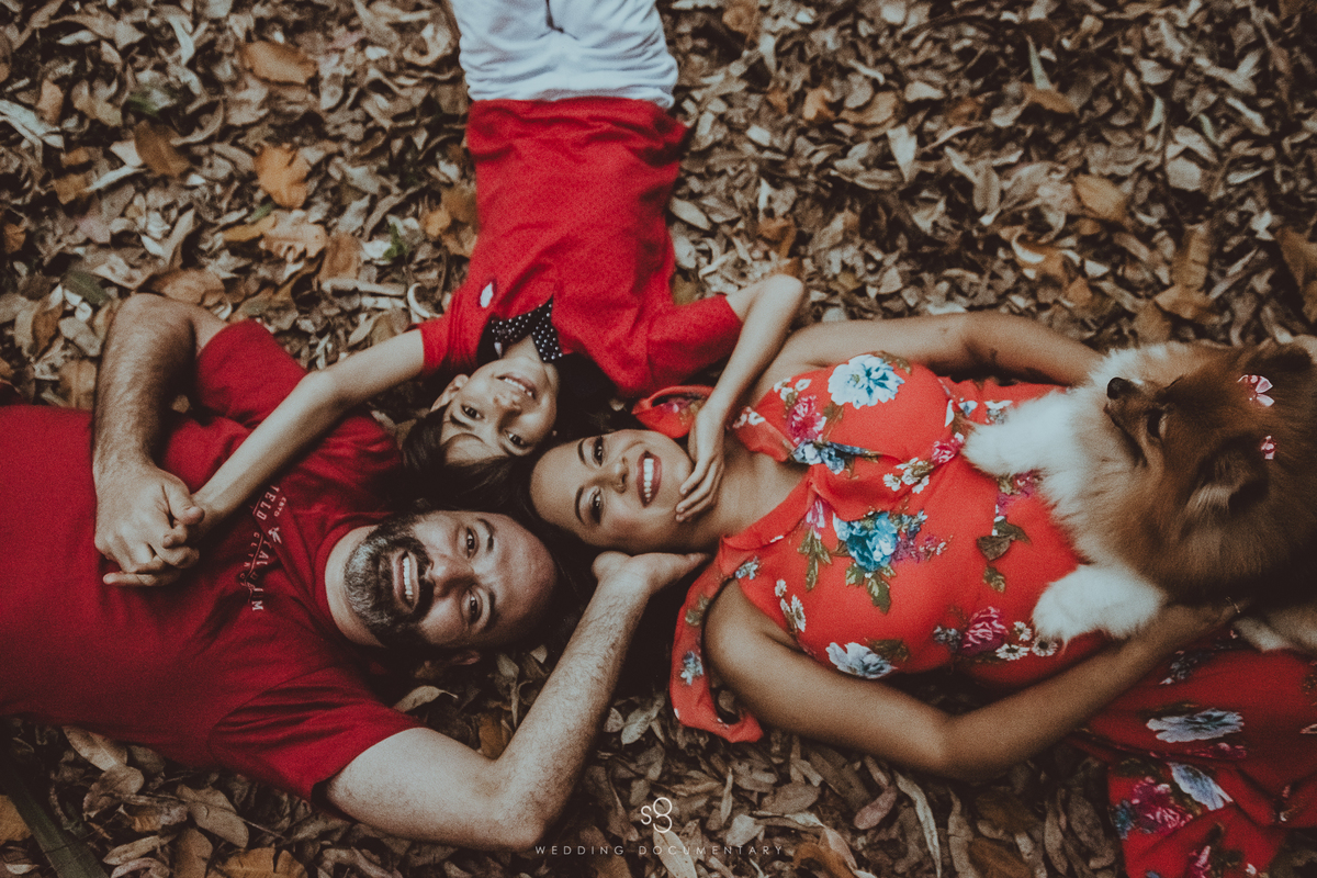 Book de família diferente e criativo no Parque Ibirapuera