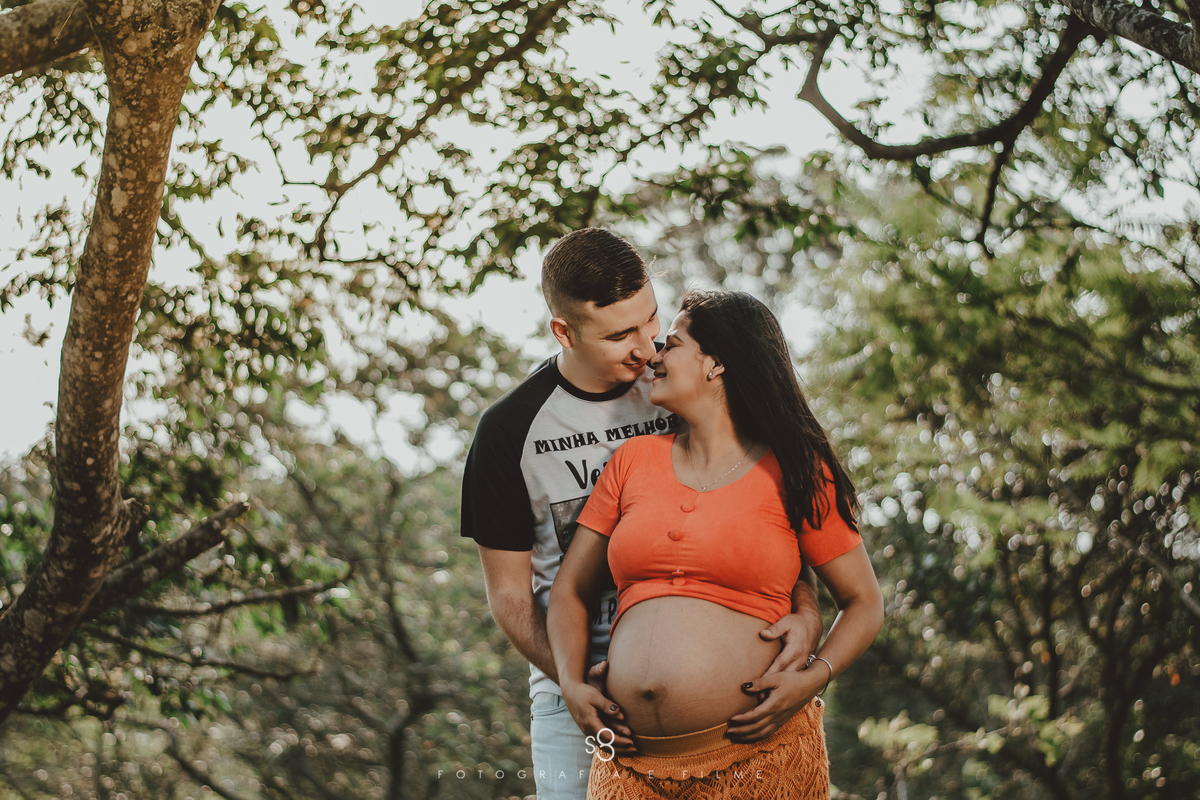 Fotografia criativa de grávida em Guarulhos 