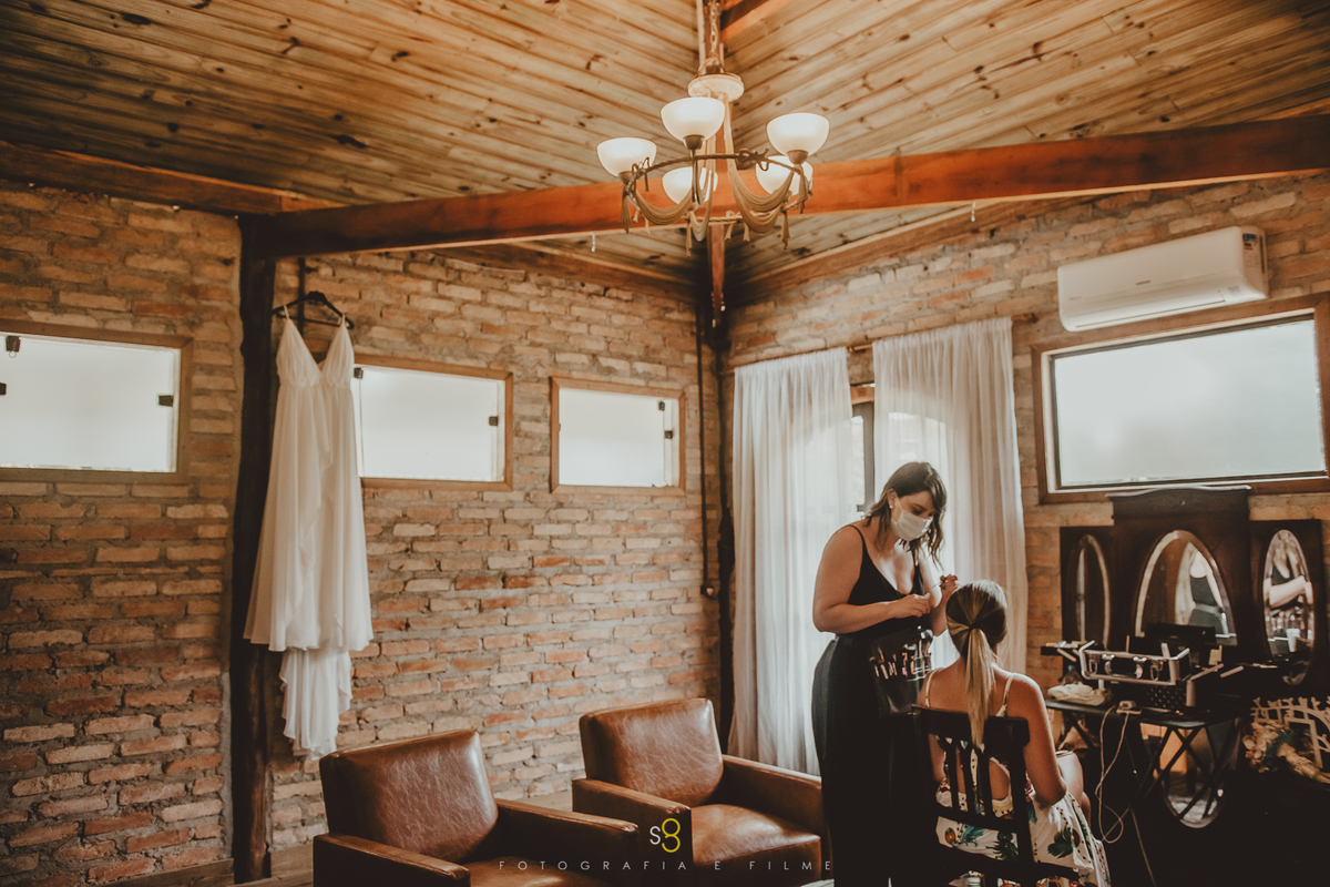 Making of da noiva em elopment wedding na pandemia do Covid 19